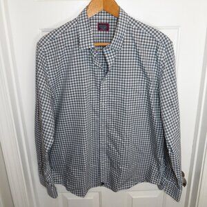 UNTUCKit McLaren WF Wrinkle Free XXL Slim Fit Long Sleeve Gingham Check